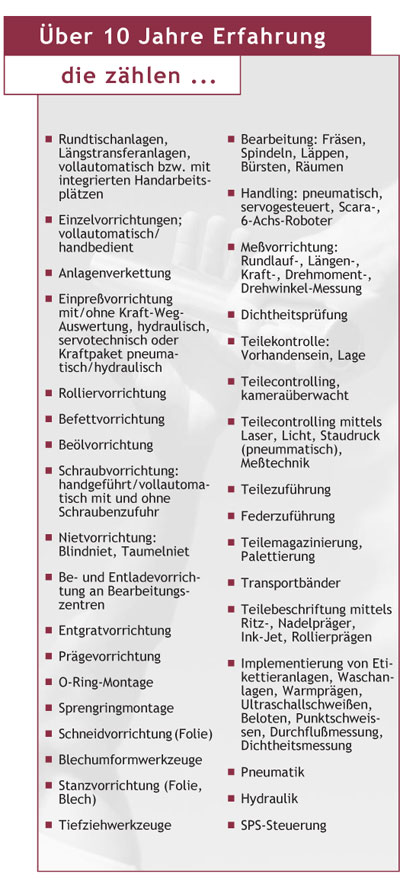 ber 10 Jahre Erfahrung